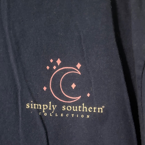 Simply Southern Navy Short Sleeve Dreams Tee - Picture 3 of 6